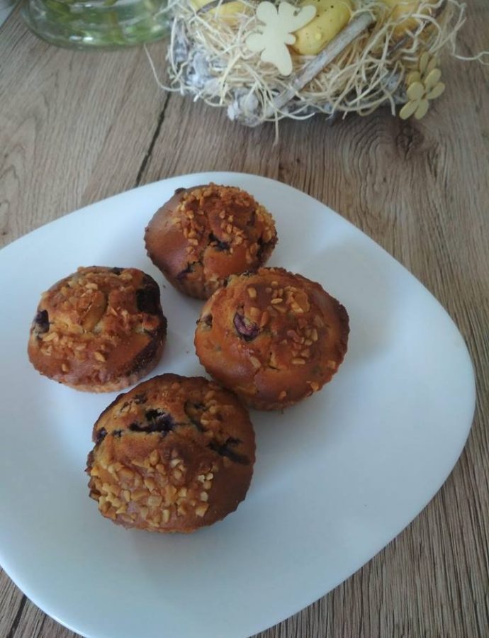 Ekspresowe babeczki z owocami, w wersji bezglutenowej