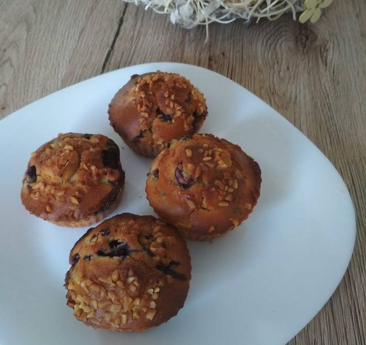 Ekspresowe babeczki z owocami, w wersji bezglutenowej