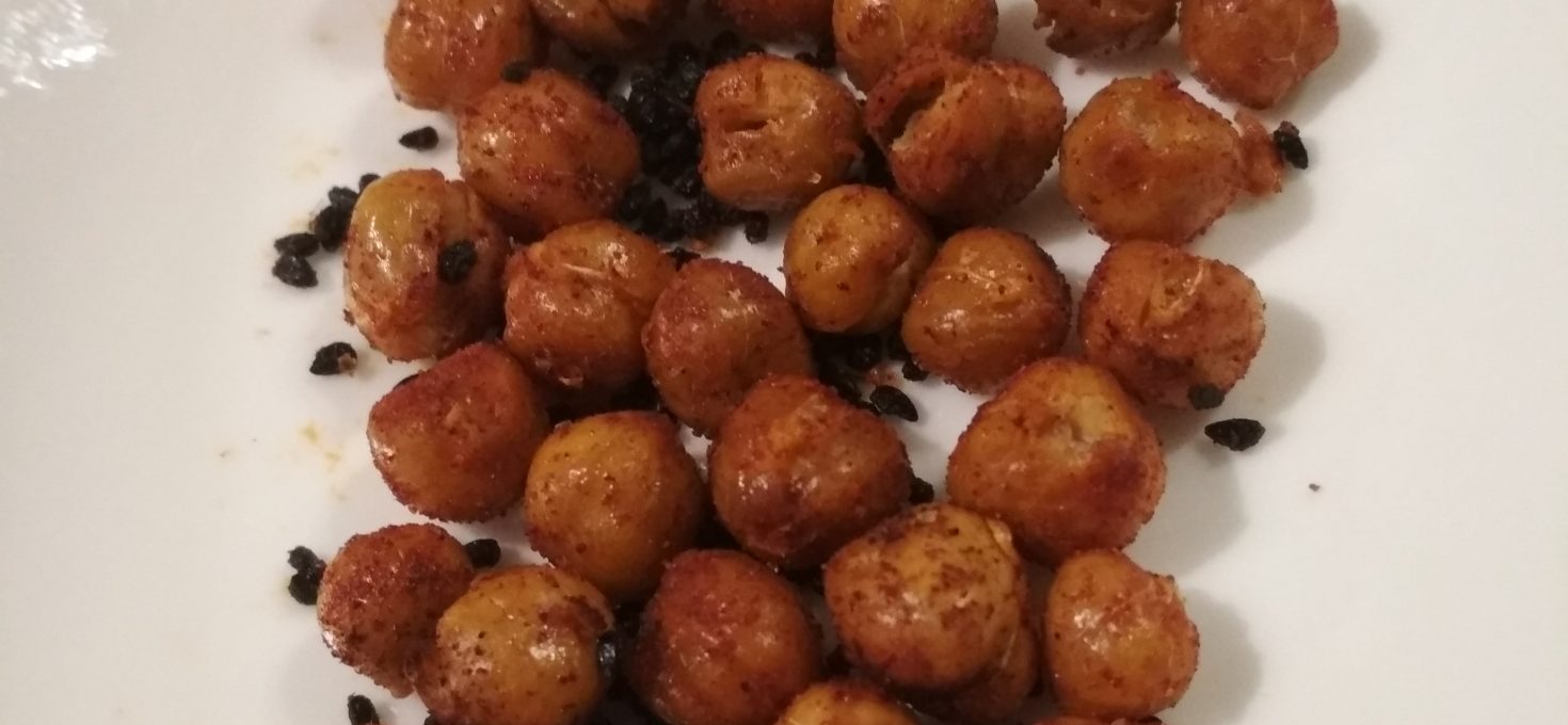 Pieczona cieciorka- przepis na zdrową i smaczną przekąskę do chrupania