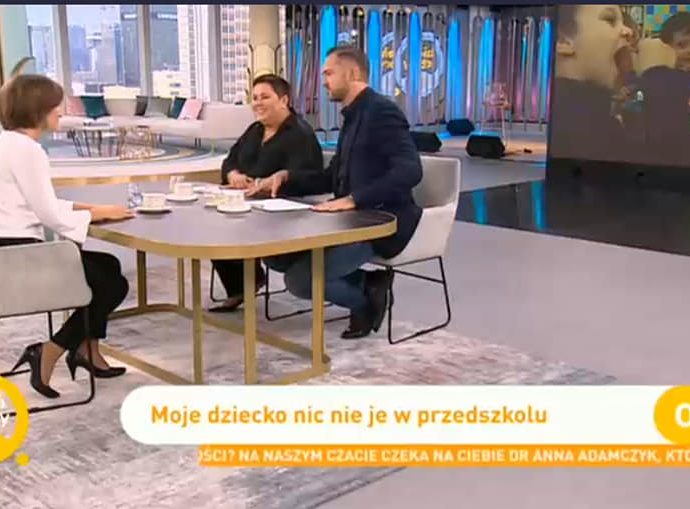 Niejadek w przedszkolu…z wizytą w Dzień Dobry TVN