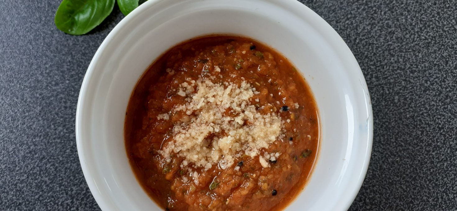 Sos pomidorowy z soczewicą dla najmłodszych